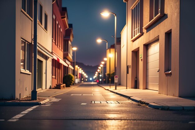 Stadtstraßen Verkehrslinie Kreuzung Straßenbeleuchtung schöne Stadt Tapeten Hintergrund