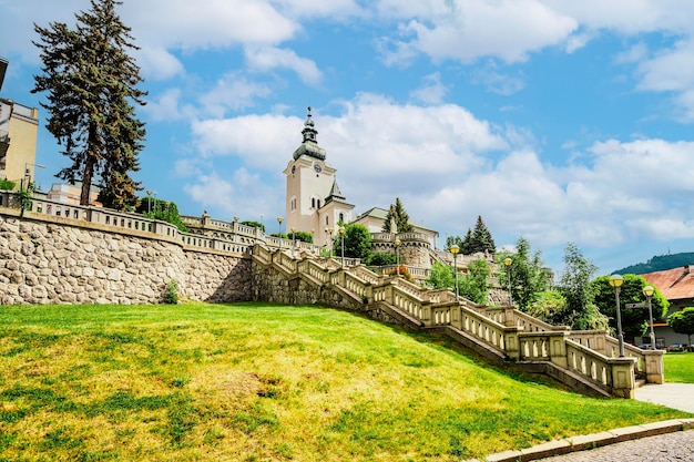 Stadtzentrum Ruzomberok ist eine Stadt in der Nordslowakei in der historischen Region Liptov