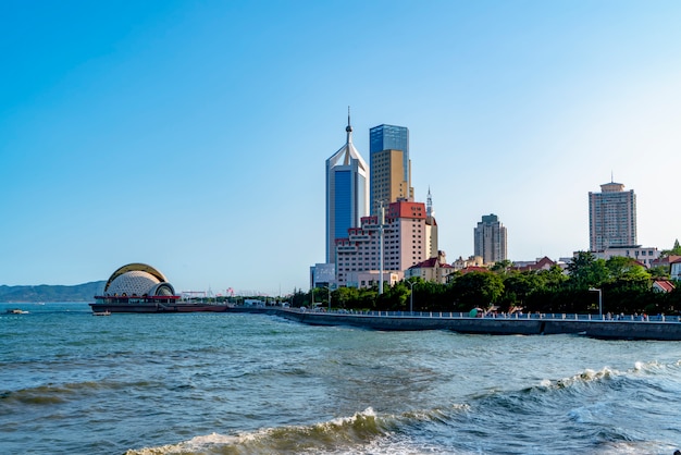 Städtische Architekturlandschaft in Qingdao