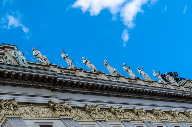 Städtische Detailarchitektur in der Stadt Wien, Österreich
