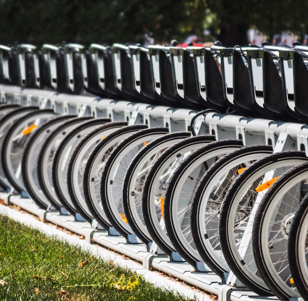 Städtischer Fahrradverleih