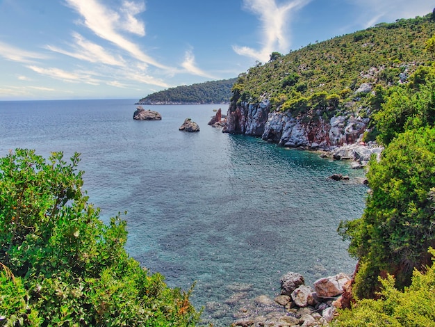 Stafylos en Skopelos de Grecia