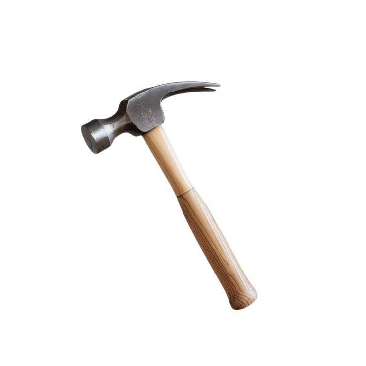 Foto stahlhammer auf durchsichtigem hintergrund es kann als grafisches design verwendet werden
