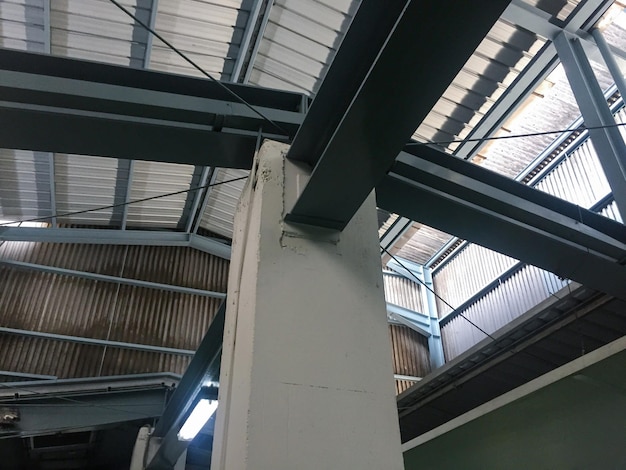 Stahlträgerrahmen für industrielles Dach