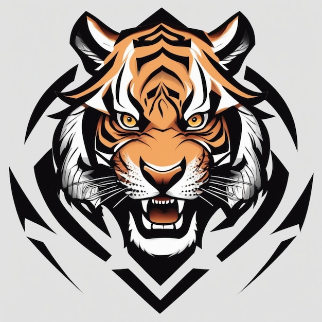 Stammes-Tiger in aufwendigem Design