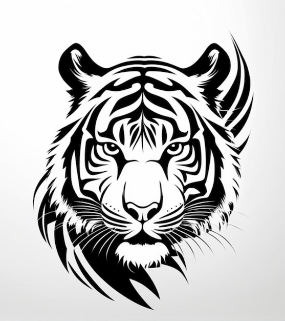 Stammes-Tiger-Tattoo