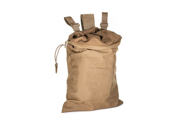 Standard Army Seesack Tasche auf einer weißen Oberfläche