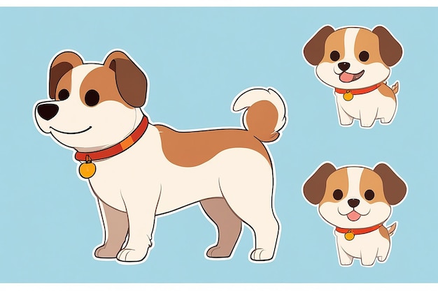 Standard ist ein Clipart Dieser Hund Clipart oder Illustration