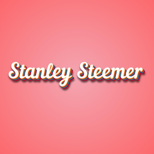 Stanley Steemer Efeito de texto Foto Imagem legal