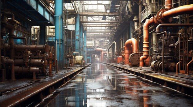 Foto stapel von rostigen metallen metallfabrik