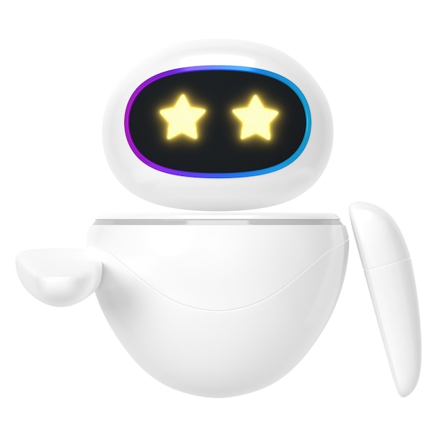 Stareyes robot png tecnología innovadora fondo transparente