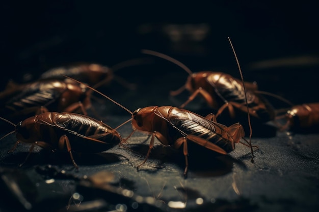 Foto startseite kakerlaken generieren sie ai