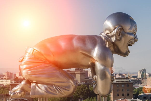 Statue des lachenden Mannes Georgia