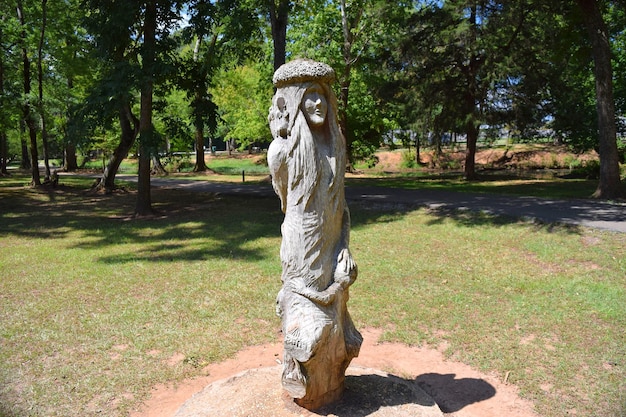 Foto statue im park