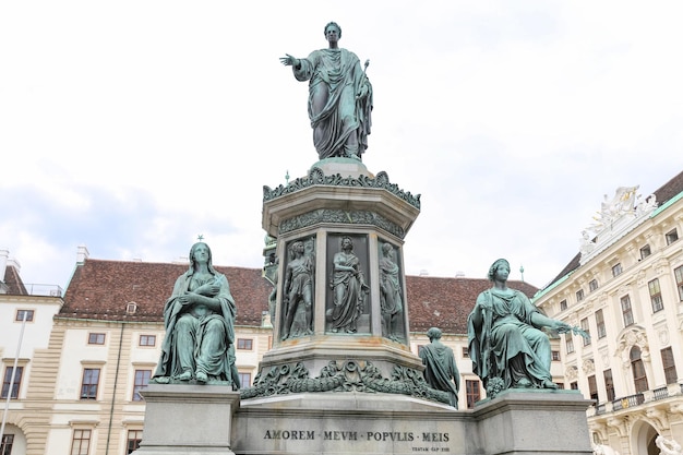 Statue in der Hofburg in Wien Österreich