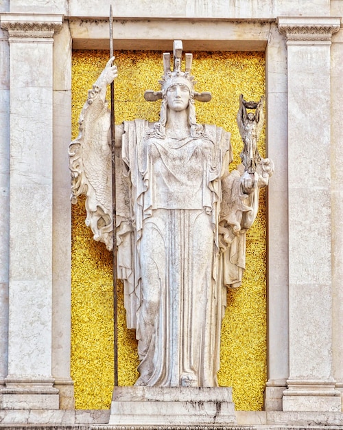 Statue in der Stadt Rom in Italien Europa