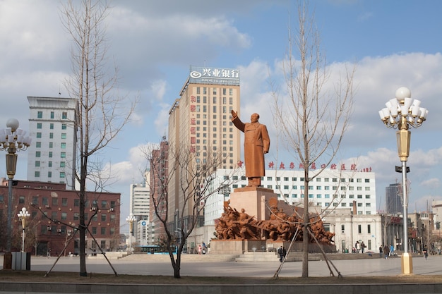 Foto statue in einer stadt