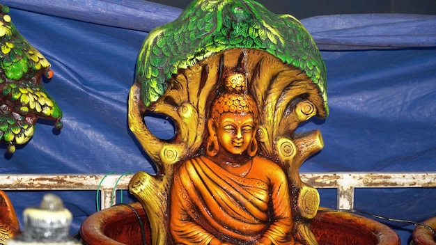 Statue von Gautam Buddha-Bild