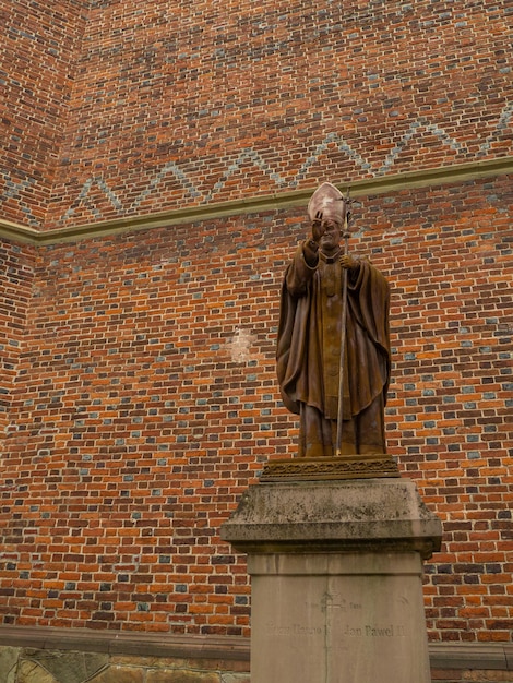 Statue von Ivan Paul II in Drohobych Lemberg Region Ukraine