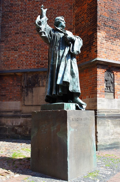 Statue von Martin Luther in Hannover Deutschland