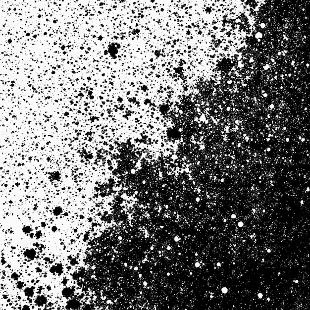 Foto staubpartikel in not, grunge-textur, schwarz-weiß-kratzer, staubtextur in not