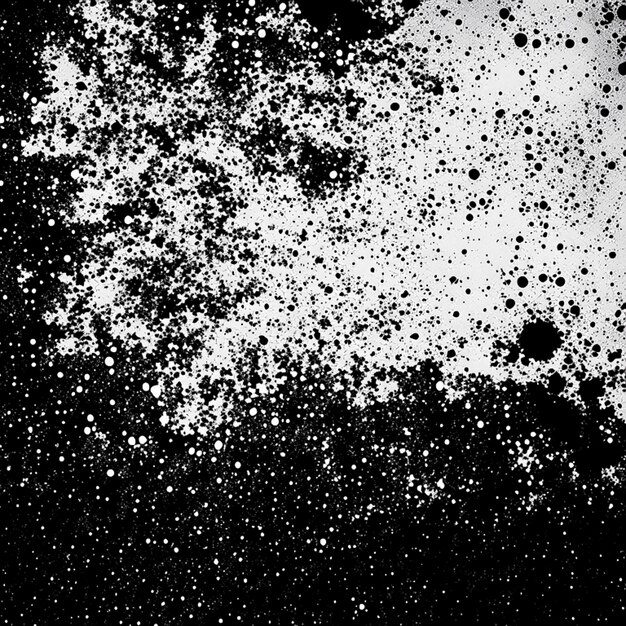 Foto staubpartikel in not, grunge-textur, schwarz-weiß-kratzer, staubtextur in not