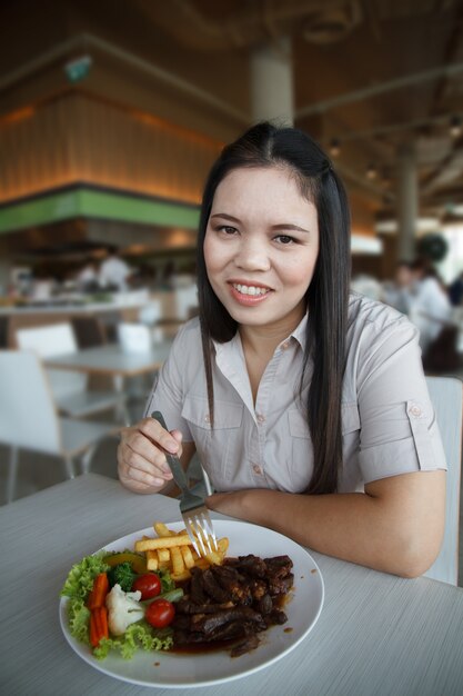 Steak essen