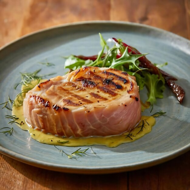 Foto steak de pescado fotografía de comida