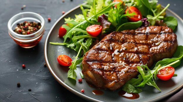 Steak und Salat Generative KI