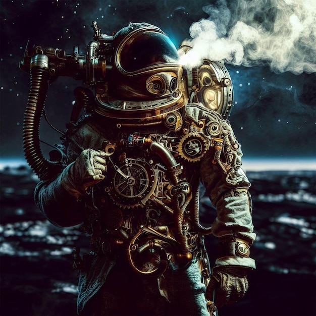 Steampunk-Astronaut