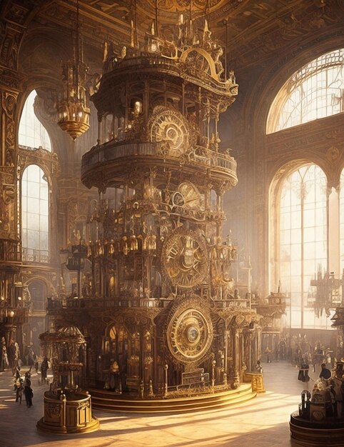 Steampunk-Ballsaal in Versailles