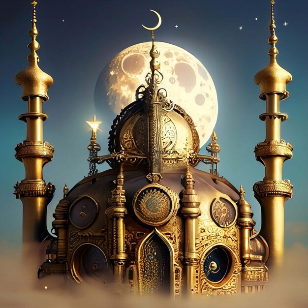 Foto steampunk-moschee