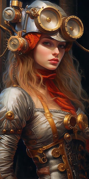 steampunk mujer por aabysandy programa de televisión en el estilo de gerard van honthorst