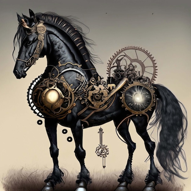 Steampunk-Pferd