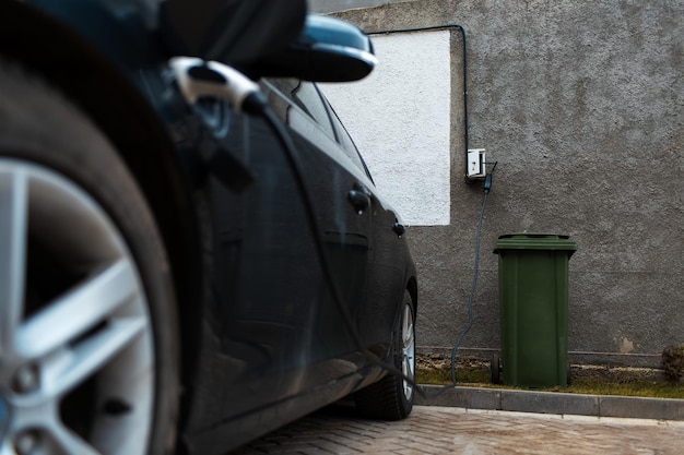 Foto steckdose für elektroauto heimladestation