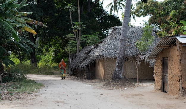 Steet de zanzibar tanzania vida tradicional de la población local