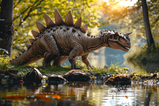 Stegosaurus, ein alter Bewohner des Planeten