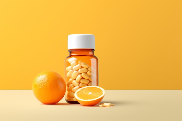 Steigern Sie Ihre Gesundheit mit dem Multivitamin der Natur. Wir stellen Ihnen unsere mit Vitamin C angereicherte Medizinflaschen-Attrappe vor