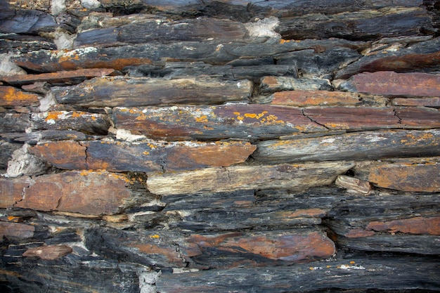 Stein rostige Stahlverbundplatten graubrauner Hintergrund