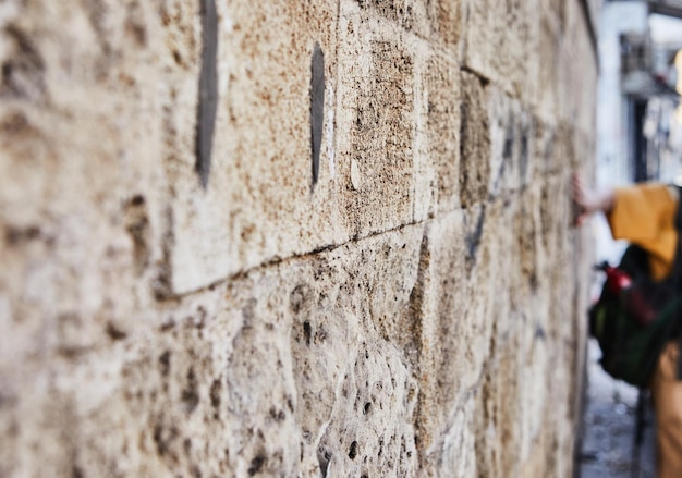 Steinbeschaffenheit in Jaffa-Gebäude 4 Tausend Jahre alt
