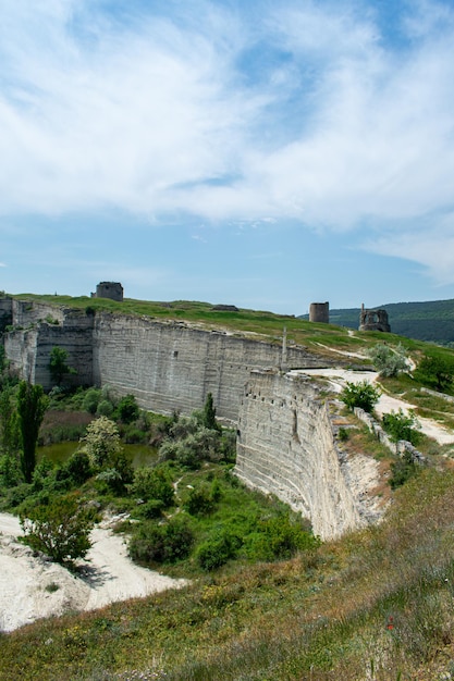 Steinbruch für den Steinabbau. Krim