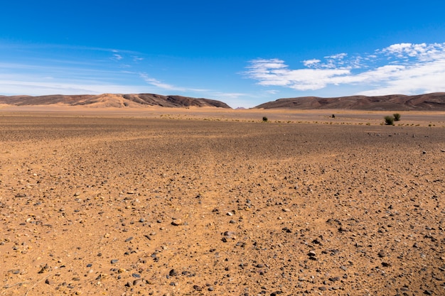 Steine in der Sahara-Wüste