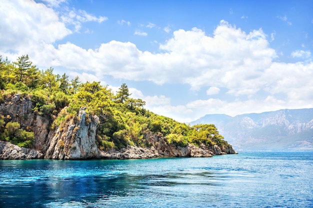 Steingrüne Insel Sedir Insel Ägäis Marmaris Türkei