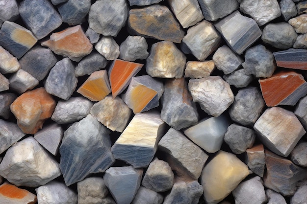 Steinhaufen als Hintergrund Closeup-Bild