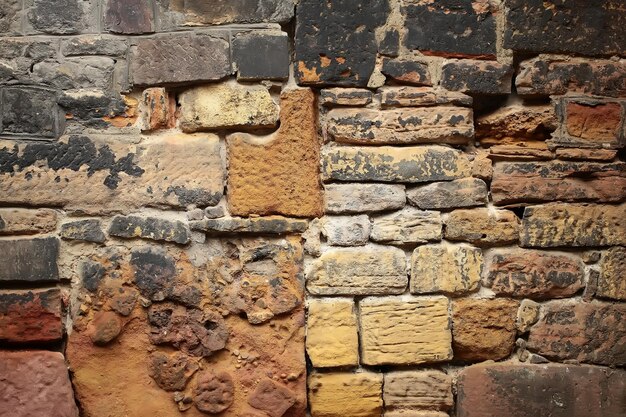 Steinmauer im alten Stil