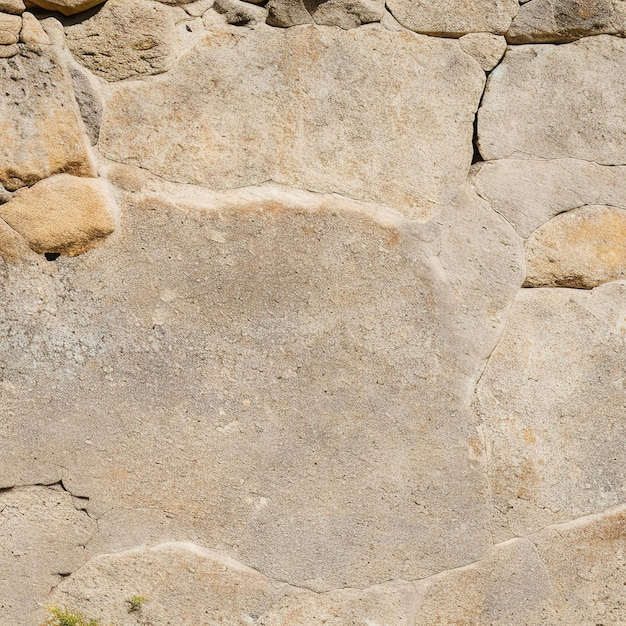 Steinmauerhintergrund oder strukturierte Sandsteinoberfläche mit Rissen und Kratzern