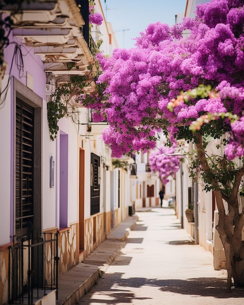 Stellen Sie sich die Straßen des alten Puerto Mallorca vor