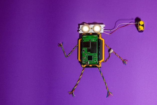 Stem-Roboter Robotik und Elektronik DIY-Roboter STEM-Ausbildung für Kinder Kopieren Sie Platz