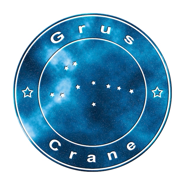 Sternbild Grus Sternhaufen Sternbild Kranich