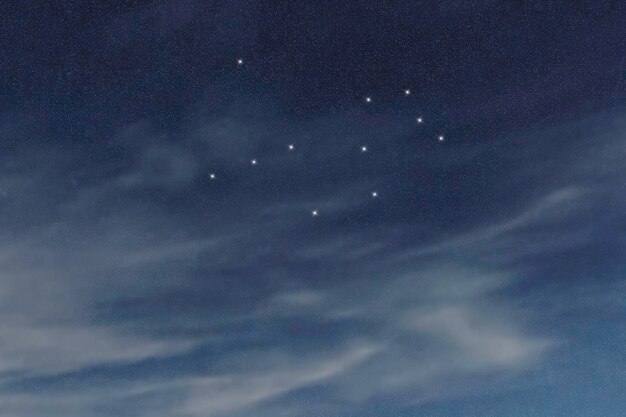 Sternbild Pavo Sternhaufen Sternbild Pfau